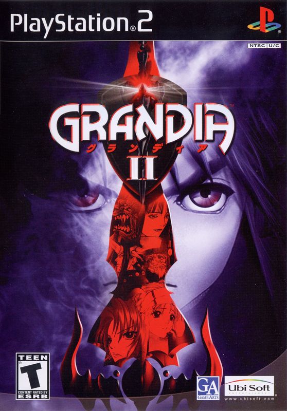 Grandia II box art for Playstation 2